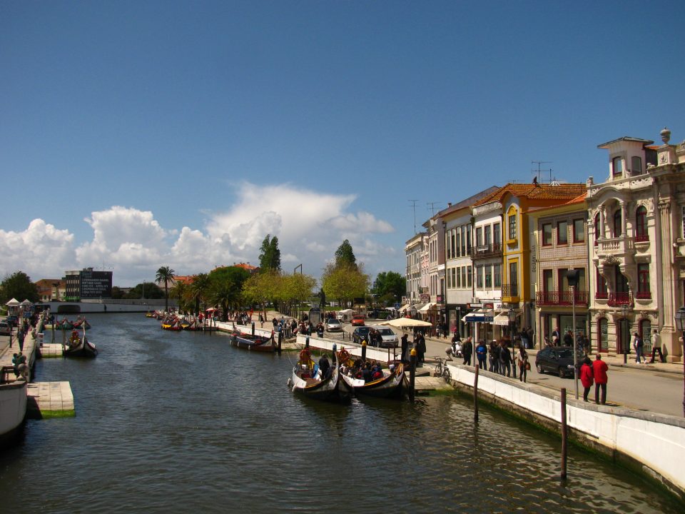 Vista del Canal Central di Aveiro